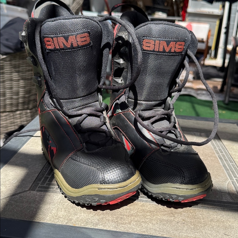 SIMS CALIBER GIRLS SNOWBOARD BOOTS JUNIOR SIZE 1